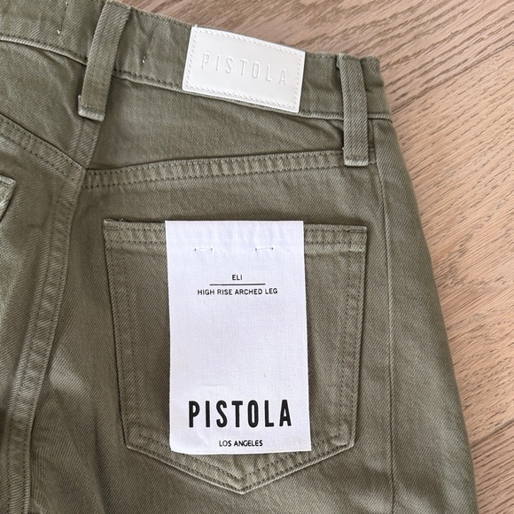 pistola Olive Utility Wide-Leg Trousers - Picture 6 of 6
